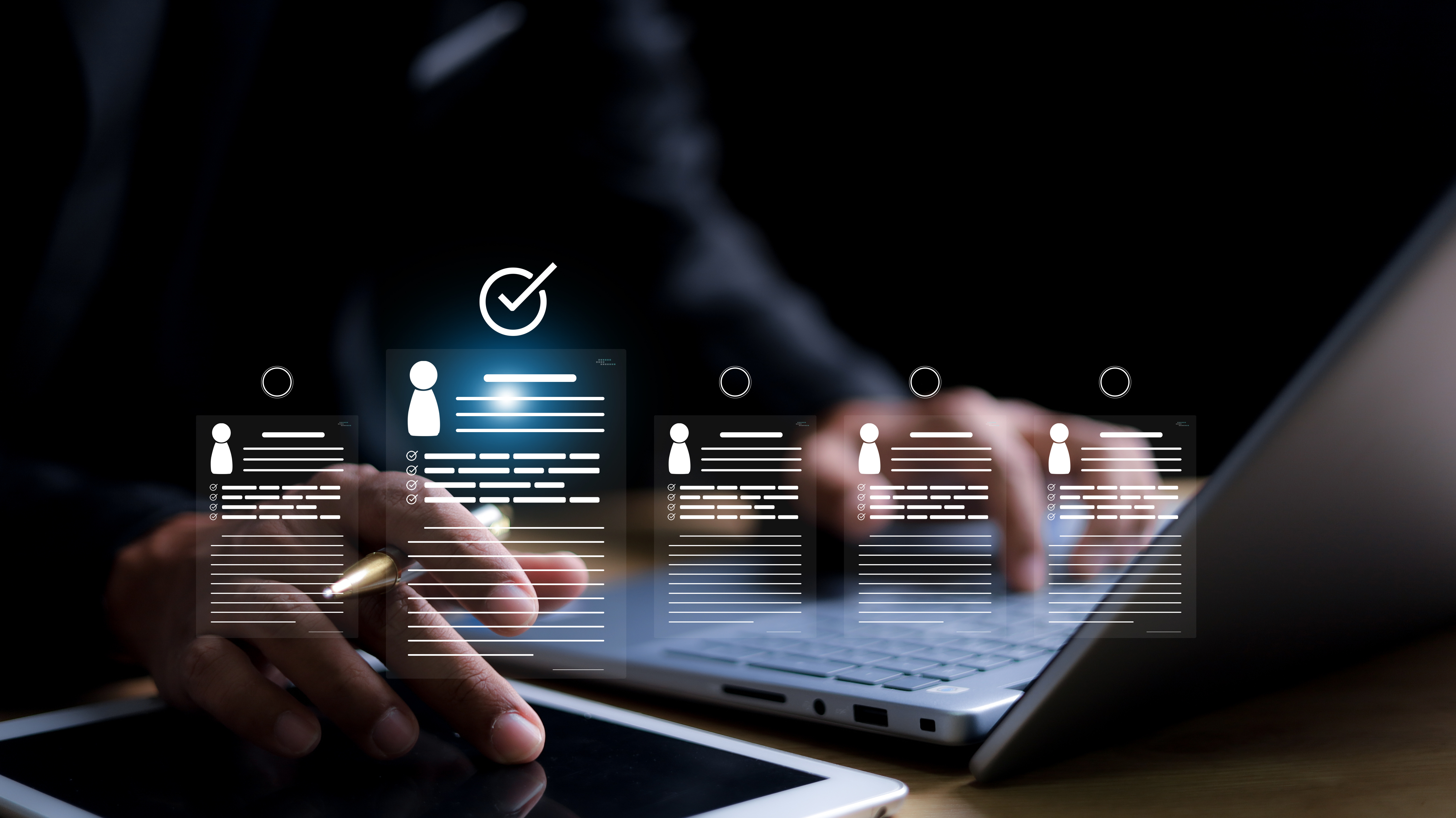 Group of learning technology professionals collaborating on an LMS strategy